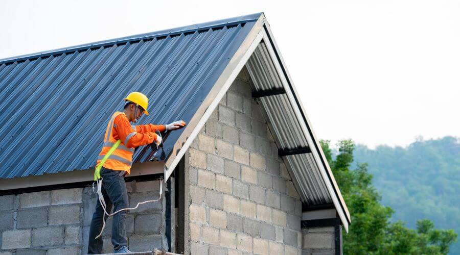 Professional metal roof installation in Newman, IL